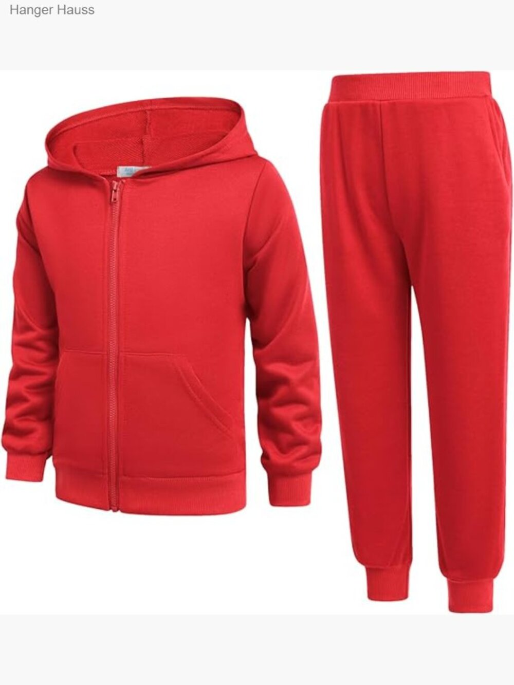 Boys 2 Piece Athletic Tracksuit Jogging Set Zip Up Hoodie and Pants 5-14